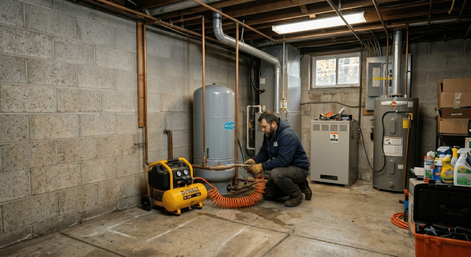 Sewage backup cleanup by an emergency plumber in Richland WA