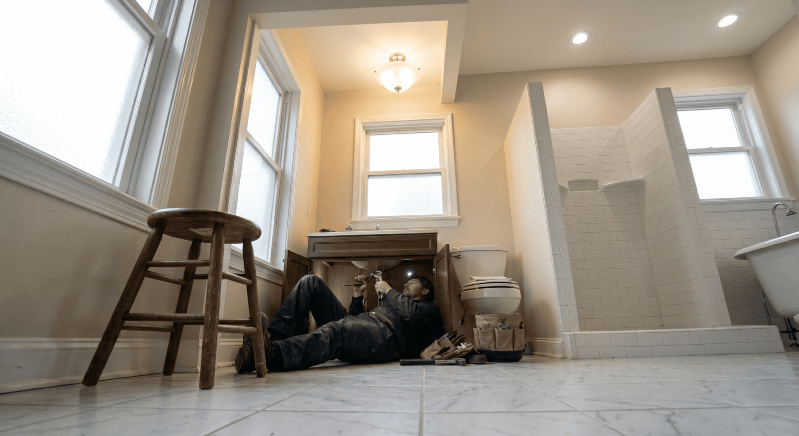 Tankless water heater installation by a licensed plumber in Richland WA